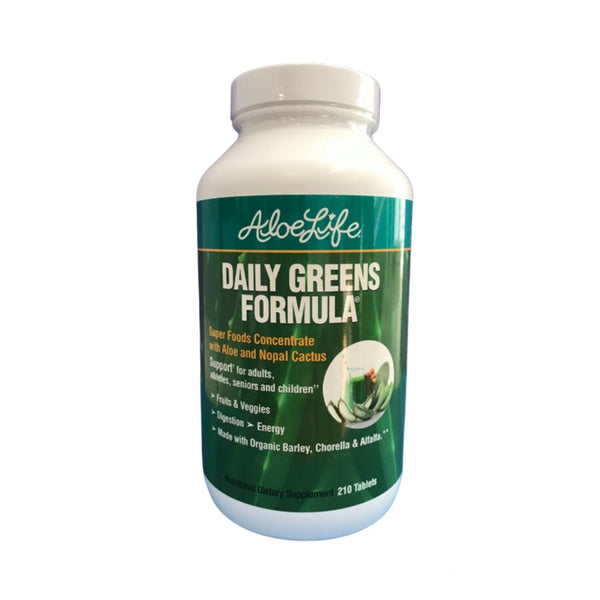 Aloe Life Daily Greens 210 Tablets