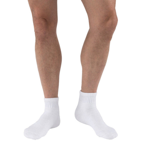 JOBST® Sensifoot 8-15 mmHg Mini Crew Diabetic Socks, White