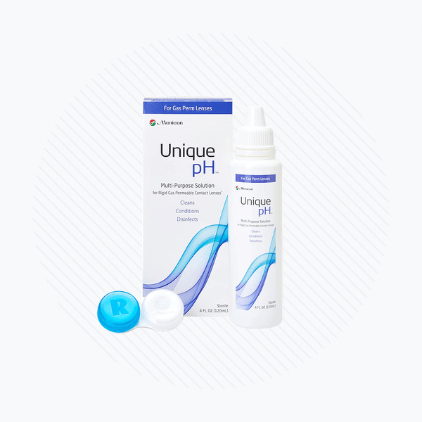 Unique pH Multi-Purpose Solution 4 fl oz (120ml) + Case by Menicon - Dryeye Rescue