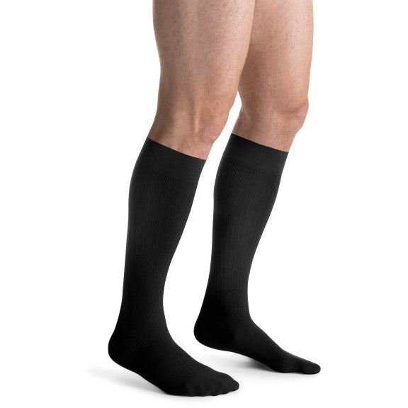 JOBST® forMen Ambition SoftFit 15-20 mmHg Knee High, Black