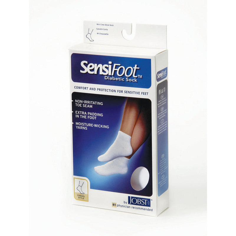 JOBST® Sensifoot Diabetic Mini Crew 8-15 mmHg